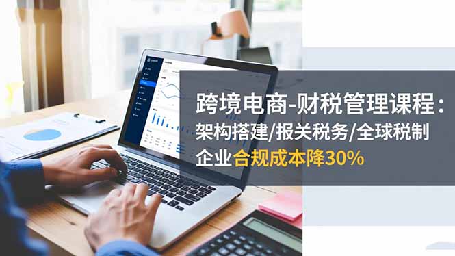 跨境电商-财税管理课程：架构搭建/报关税务/全球税制，企业合规成本降30%-鹰眼AI