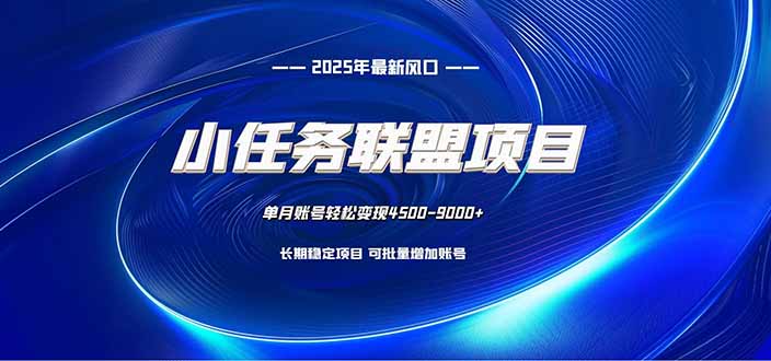 小任务联盟项目：一台电脑每天只需10分钟，轻松简单稳定-鹰眼AI