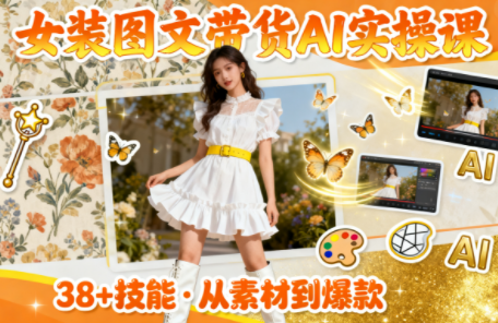 女装图文带货的AI实操课-鹰眼AI